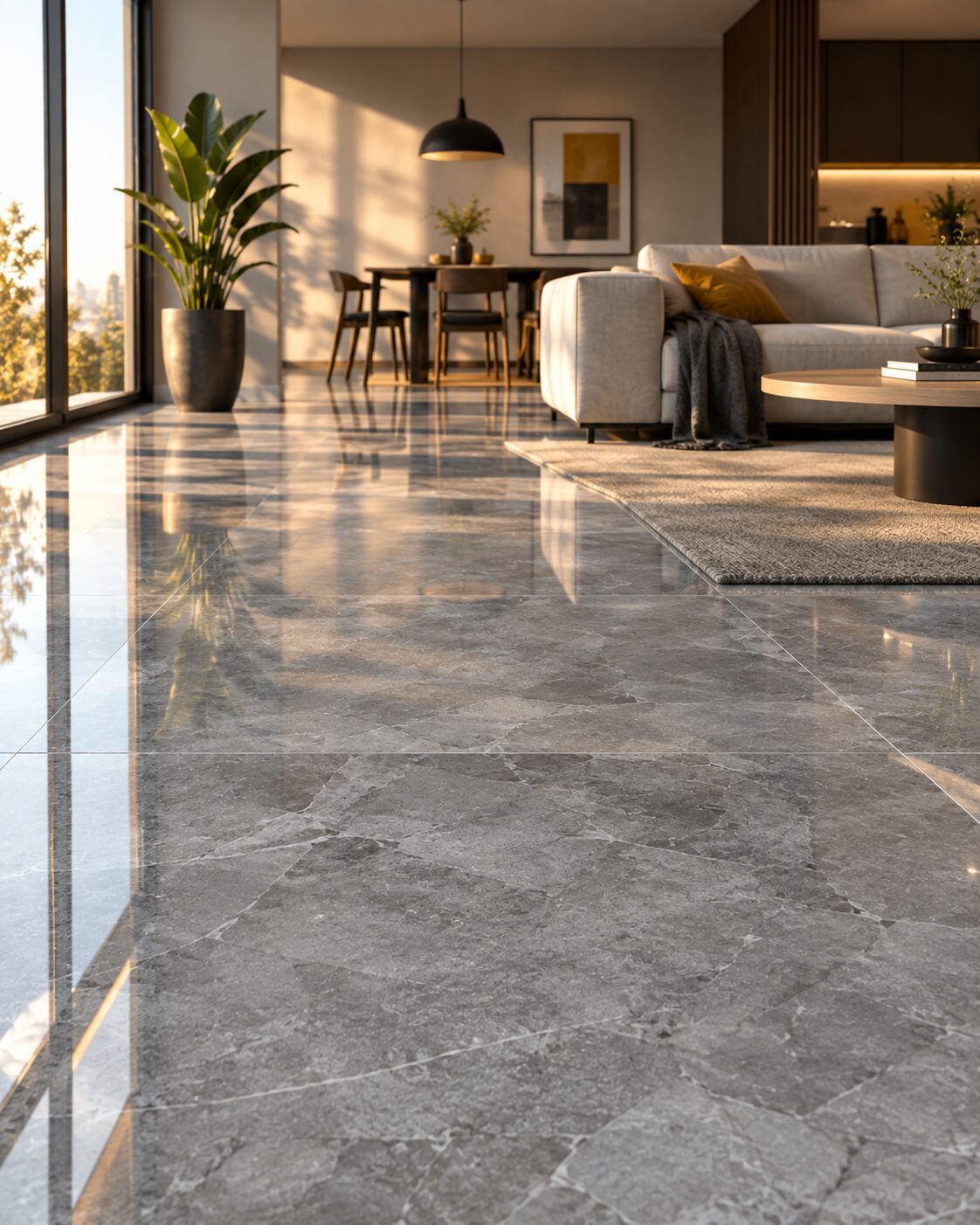 Porcelanato 75x75 Zeus Graphite Pulido 176030 (IMPORTADO) - Imagen 2