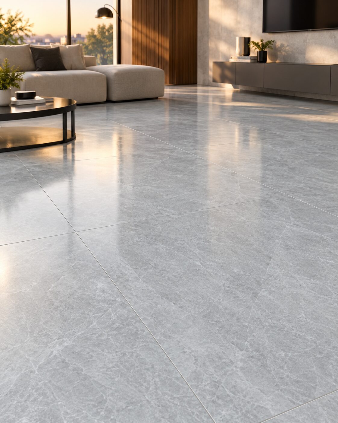 Porcelanato 85x85 Kronos Gris Pulido 185008 (IMPORTADO) - Imagen 2